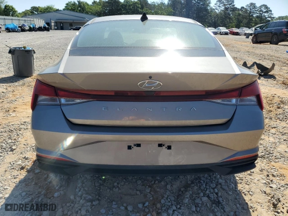 2023 Hyundai Elantra SE with VIN KMHLL4AG4PU545219, listed as a Copart auction lot 53380965 with 51,151 mi miles and Salvage Title. Bid and sale history available at carsss.com. Image 6.