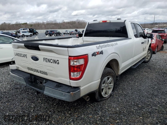 2023 Ford F-150 XL с VIN 1FTFX1E54PKD68079, выставлен на аукционе Copart как лот 47821345 с пробегом 46 010 миль миль и Списание • Salvage title. История ставок и продаж доступна на DreamBid. Изображение 3.