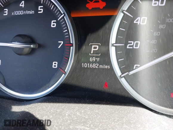 2016 Acura MDX with VIN 5FRYD3H25GB014565, listed as a IAAI auction lot 41678737 with 101,682 mi miles. Bid and sale history available at carsss.com. Image 16.