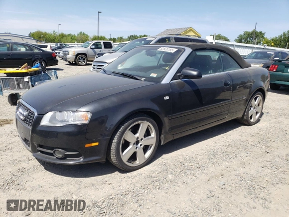 2007 Audi A4 z VIN WAUEF48H97K027103, wystawiony jako Copart lot #52820155 z przebiegiem 174 871 mil mil oraz Szkoda całkowita • Salvage title. Historia ofert i sprzedaży dostępna na DreamBid. Obrazek 1.