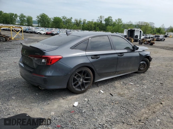 2024 Honda Civic Sport with VIN 2HGFE2F55RH579099, listed as a Copart auction lot 55935325 with 12,093 mi miles and Salvage title. Bid and sale history available at DreamBid. Image 3.