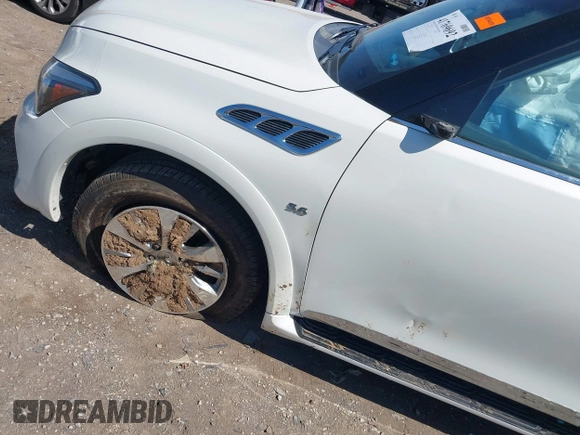 2016 Infiniti QX80 with VIN JN8AZ2NC2G9402766, listed as a IAAI auction lot 41769692 with 188,935 mi miles and . Bid and sale history available at DreamBid. Image 6.
