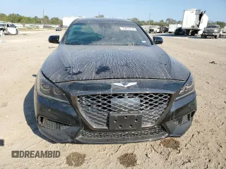 2019 Genesis G80 3.3T Sport with VIN KMHGN4JB6KU289917, listed as a Copart auction lot 75815714 with 45,346 mi miles and Salvage Title. Bid and sale history available at carsss.com. Image 5.