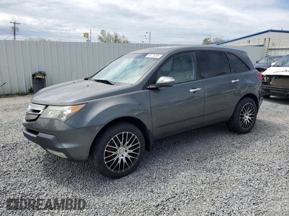 2007 Acura MDX Tech Pkg with VIN 2HNYD28317H523240, listed as a Copart auction lot 55275295 with 205,768 mi miles and Clean Title. Bid and sale history available at carsss.com. Image 1.