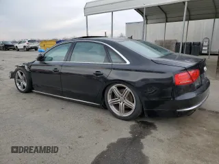 2013 Audi A8 L 3.0L with VIN WAURGAFD9DN004556, listed as a Copart auction lot 41462695 with 138,090 mi miles and Clean Title. Bid and sale history available at carsss.com. Image 2.