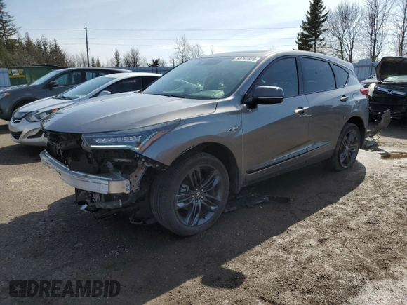 2023 Acura RDX w/A-Spec Package with VIN 5J8TC2H65PL803907, listed as a Copart auction lot 50797325 with 50,963 mi miles and Salvage title. Bid and sale history available at DreamBid. Image 1.