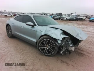 2021 Porsche Taycan z VIN WP0AA2Y14MSA18735, wystawiony jako Copart lot #72616054 z przebiegiem Nie podano mil oraz Szkoda całkowita • Salvage title. Historia ofert i sprzedaży dostępna na DreamBid. Obrazek 4.