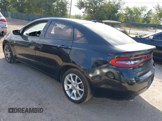 2013 Dodge Dart SXT with VIN 1C3CDFBA5DD345599, listed as a IAAI auction lot 40198022 with 163,910 mi miles and . Bid and sale history available at carsss.com. Image 3.