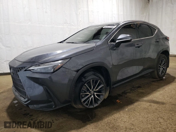 2023 Lexus NX with VIN 2T2GDCAZXPC003713, listed as a Copart auction lot 76096024 with 52,622 mi miles and Clean Title. Bid and sale history available at carsss.com. Image 1.