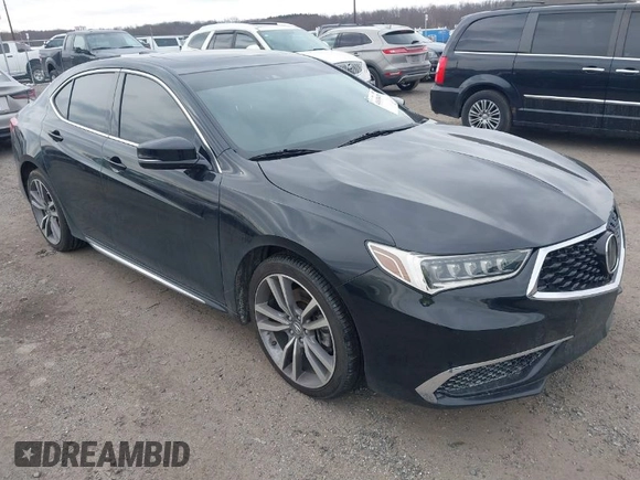 2020 Acura TLX w/Technology Pkg with VIN 19UUB2F43LA003332, listed as a IAAI auction lot 41630479 with 56,237 mi miles. Bid and sale history available at carsss.com. Image 1.