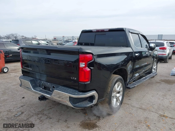 2019 Chevrolet Silverado 1500 LTZ with VIN 1GCPWEED6KZ169282, listed as a IAAI auction lot 41576653 with 81,324 mi miles. Bid and sale history available at carsss.com. Image 4.