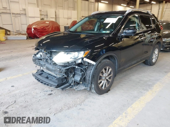 2017 Nissan Rogue SL with VIN 5N1AT2MV1HC752891, listed as a IAAI auction lot 41993353 with 95,948 mi miles. Bid and sale history available at carsss.com. Image 6.