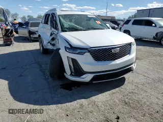 2020 Cadillac XT6 FWD Premium Luxury with VIN 1GYKPCRS8LZ177562, listed as a Copart auction lot 57123195 with Not provided miles and Salvage title. Bid and sale history available at DreamBid. Image 14.