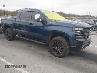 2022 Chevrolet Silverado 1500 LT Trail Boss with VIN 1GCPYFED7NZ188749, listed as a IAAI auction lot 41905503 with 49,383 mi miles and . Bid and sale history available at DreamBid. Image 1.