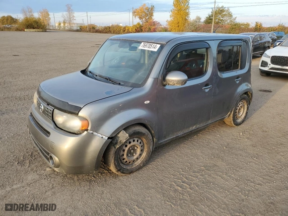 2010 Nissan Cube 1.8 S with VIN JN8AZ2KRXAT164121, listed as a Copart auction lot 76970514 with 199,101 mi miles and Salvage Title. Bid and sale history available at carsss.com. Image 1.