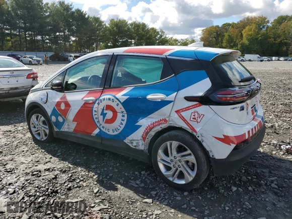 2023 Chevrolet Bolt EV 1LT with VIN 1G1FW6S05P4110451, listed as a Copart auction lot 50288915 with 7,760 mi miles and Salvage Title. Bid and sale history available at carsss.com. Image 2.