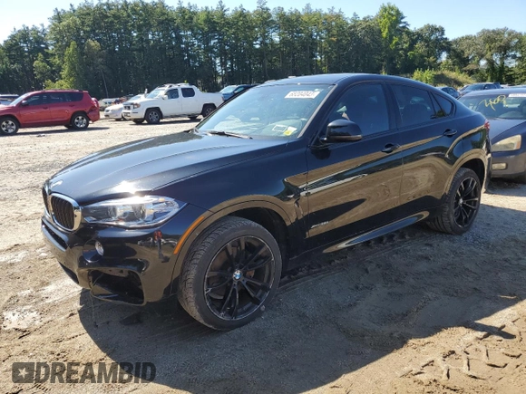 2018 BMW X6 xDrive35i with VIN 5UXKU2C53J0Z61708, listed as a Copart auction lot 68204043 with 41,396 mi miles. Bid and sale history available at carsss.com. Image 1.