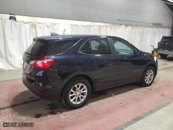 2020 Chevrolet Equinox LS with VIN 3GNAXSEV1LS632087, listed as a Copart auction lot 52703455 with 58,814 mi miles and Salvage Title. Bid and sale history available at carsss.com. Image 3.