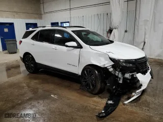 2024 Chevrolet Equinox RS with VIN 3GNAXMEG4RS102041, listed as a Copart auction lot 45669205 with 18,229 mi miles and Salvage Title. Bid and sale history available at carsss.com. Image 4.