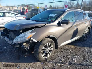 2017 Nissan Murano SL with VIN 5N1AZ2MH6HN176700, listed as a IAAI auction lot 40877286 with 113,448 mi miles. Bid and sale history available at carsss.com. Image 18.