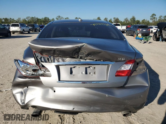 2013 Infiniti M37 with VIN JN1BY1AP2DM514582, listed as a Copart auction lot 79767384 with 81,825 mi miles and Salvage Title. Bid and sale history available at carsss.com. Image 6.