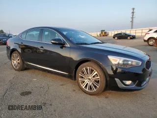 2015 Kia Cadenza Premium with VIN KNALN4D71F5174259, listed as a Copart auction lot 83925074 with 110,277 mi miles and Clean Title. Bid and sale history available at carsss.com. Image 4.