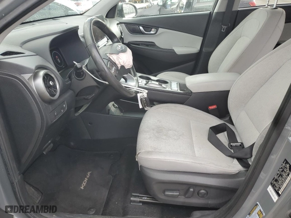 2023 Hyundai Kona Electric SEL with VIN KM8K33AG5PU167353, listed as a Copart auction lot 48730075 with 66,702 mi miles and Salvage Title. Bid and sale history available at carsss.com. Image 7.