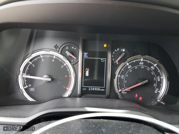 2020 Toyota 4Runner SR5 with VIN JTEBU5JR9L5752726, listed as a Copart auction lot 50693055 with 234,906 mi miles and Clean Title. Bid and sale history available at carsss.com. Image 9.