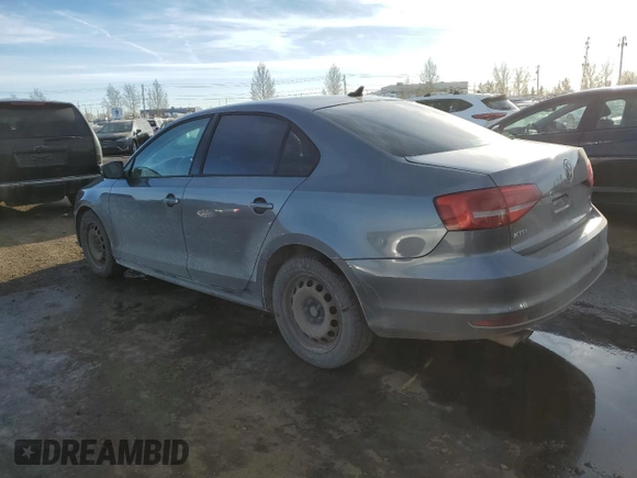 2015 Volkswagen Jetta with VIN 3VWWA7AJ3FM270768, listed as a Copart auction lot 41975575 with 208,593 mi miles and Salvage title. Bid and sale history available at DreamBid. Image 2.