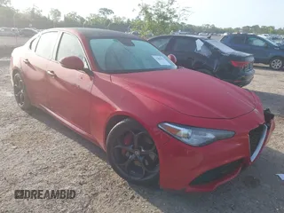 2018 Alfa Romeo Giulia Ti with VIN ZARFAECN2J7587523, listed as a IAAI auction lot 41886664 with Not provided miles and . Bid and sale history available at DreamBid. Image 1.