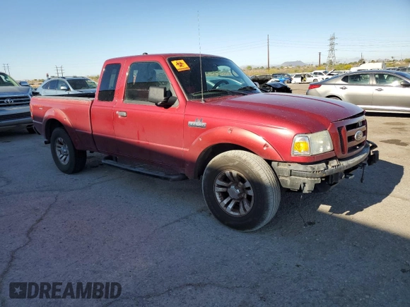 2010 Ford Ranger XLT with VIN 1FTLR4FE6APA11283, listed as a Copart auction lot 53895655 with 163,294 mi miles and Salvage title. Bid and sale history available at DreamBid. Image 4.