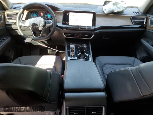 2024 Volkswagen Atlas SE with VIN 1V2JR2CA1RC598507, listed as a Copart auction lot 52904865 with 9,075 mi miles and Salvage title. Bid and sale history available at DreamBid. Image 8.