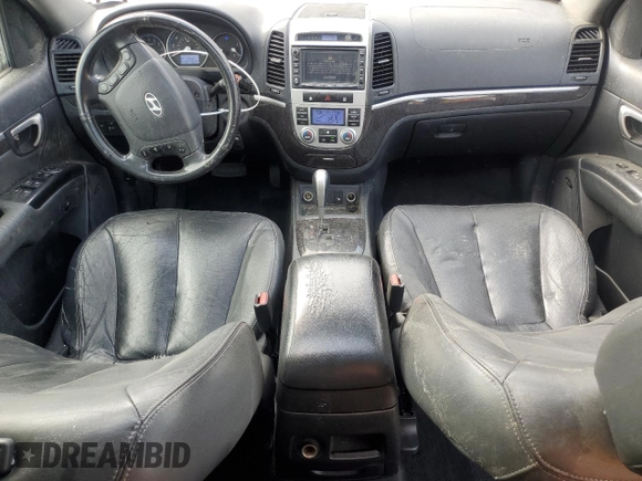 2009 Hyundai Santa Fe Limited with VIN 5NMSH13E09H295628, listed as a Copart auction lot 55196965 with 207,483 mi miles and Salvage title. Bid and sale history available at DreamBid. Image 8.