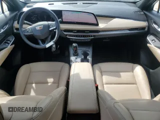 2024 Cadillac XT4 FWD Premium Luxury with VIN 1GYFZCR48RF169081, listed as a Copart auction lot 52429215 with 13,630 mi miles and Salvage title. Bid and sale history available at DreamBid. Image 8.