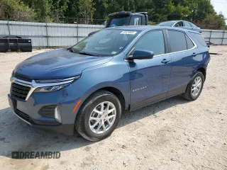 2024 Chevrolet Equinox LT with VIN 3GNAXKEG3RL179580, listed as a Copart auction lot 59329865 with 11,100 mi miles and Salvage title. Bid and sale history available at DreamBid. Image 1.