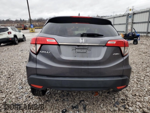 2021 Honda HR-V EX with VIN 3CZRU6H51MM734643, listed as a Copart auction lot 43335265 with 42,137 mi miles and Salvage Title. Bid and sale history available at carsss.com. Image 6.