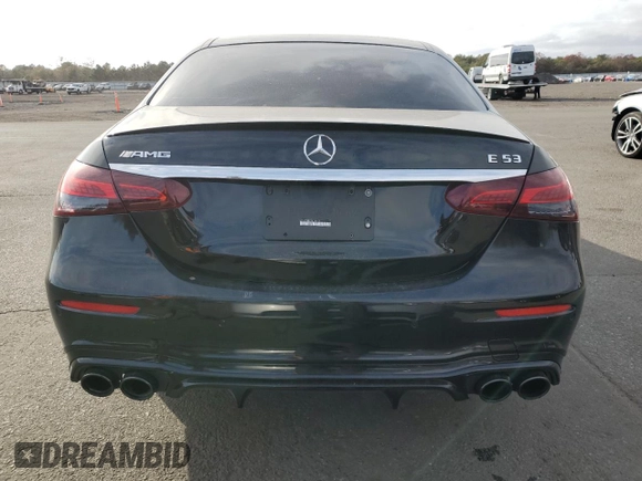 2023 Mercedes-Benz E 53 AMG with VIN W1KZF6BB7PB100429, listed as a Copart auction lot 76947544 with 12,087 mi miles and Salvage Title. Bid and sale history available at DreamBid. Image 6.