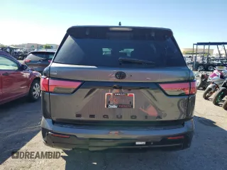 2024 Toyota Sequoia SR5 with VIN 7SVAAABA5RX022048, listed as a Copart auction lot 72630824 with 5,182 mi miles and Salvage Title. Bid and sale history available at carsss.com. Image 6.