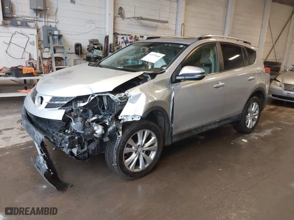 2015 Toyota RAV4 Limited with VIN JTMDFREV9FJ039553, listed as a IAAI auction lot 41975600 with 118,859 mi miles. Bid and sale history available at carsss.com. Image 2.