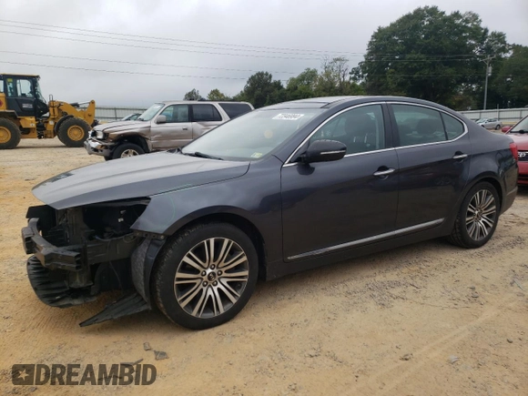 2015 Kia Cadenza Premium with VIN KNALN4D75F5181683, listed as a Copart auction lot 72346994 with 184,455 mi miles and Salvage Title. Bid and sale history available at carsss.com. Image 1.