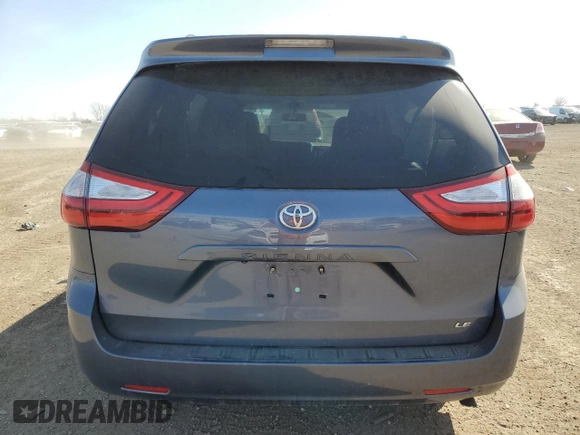 2015 Toyota Sienna LE AAS with VIN 5TDKK3DC3FS596221, listed as a Copart auction lot 48704235 with 194,571 mi miles and Salvage Title. Bid and sale history available at carsss.com. Image 6.