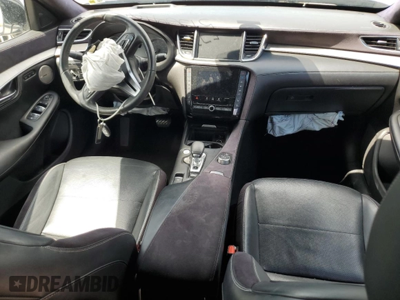 2019 Infiniti QX50 Luxe with VIN 3PCAJ5M10KF115123, listed as a Copart auction lot 57309395 with 122,978 mi miles and Salvage title. Bid and sale history available at DreamBid. Image 8.