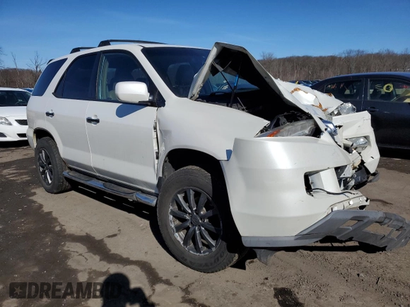 2006 Acura MDX Touring with VIN 2HNYD18656H548077, listed as a Copart auction lot 47431605 with 0 mi miles and Salvage Title. Bid and sale history available at carsss.com. Image 4.
