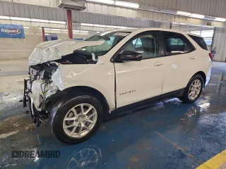 2024 Chevrolet Equinox LS with VIN 3GNAXSEGXRL319365, listed as a Copart auction lot 57988805 with 30,461 mi miles and Salvage title. Bid and sale history available at DreamBid. Image 1.