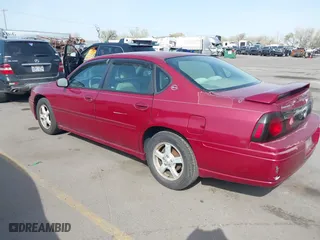 2005 Chevrolet Impala LS with VIN 2G1WH52K159367087, listed as a IAAI auction lot 41958197 with 211,050 mi miles. Bid and sale history available at carsss.com. Image 3.