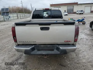 2005 GMC Canyon 1SF SLE Z71 with VIN 1GTDT136658127360, listed as a Copart auction lot 81308914 with 0 mi miles and Salvage Title. Bid and sale history available at carsss.com. Image 6.