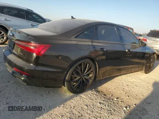 2019 Audi A6 Prestige with VIN WAUM2AF20KN053262, listed as a Copart auction lot 47344665 with 107,428 mi miles and Salvage title. Bid and sale history available at DreamBid. Image 3.