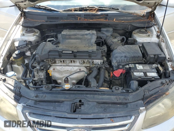 2009 Kia Spectra EX with VIN KNAFE221395597123, listed as a Copart auction lot 71639824 with 83,203 mi miles and Salvage Title. Bid and sale history available at carsss.com. Image 11.