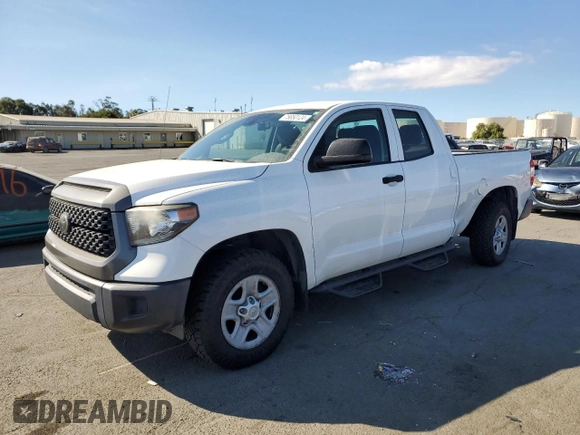 2018 Toyota Tundra 2WD SR with VIN 5TFRM5F12JX126362, listed as a Copart auction lot 75850124 with 101,944 mi miles and Salvage Title. Bid and sale history available at carsss.com. Image 1.