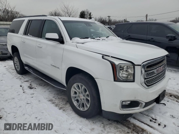 2018 GMC Yukon XL SLT with VIN 1GKS2GKC0JR335019, listed as a Copart auction lot 45056255 with 63,865 mi miles and Salvage Title. Bid and sale history available at carsss.com. Image 4.